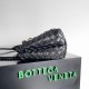 Bottega Veneta Andiamo Small East/West Bag In Black Intrecciato Lambskin