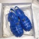 Prada Foam Sandals in Blue Rubber