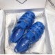 Prada Foam Sandals in Blue Rubber