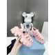 Prada Foam Sandals in Light Pink Rubber