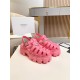 Prada Foam Sandals in Pink Rubber