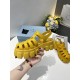 Prada Foam Sandals in Yellow Rubber