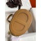 Hermes In The Loop 18 Handmade Bag in Biscuit Clemence Leather