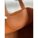 Hermes In The Loop 18 Handmade Bag in Gold Clemence Leather