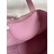 Hermes In The Loop 18 Handmade Bag in Mauve Sylvestre Clemence Leather