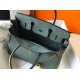 Hermes Birkin 30 Bag in Vert Amande Clemence Leather with GHW