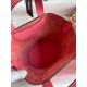 Hermes In The Loop 18 Handmade Bag in Rose Lipstick Clemence Leatherther