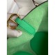 Hermes In The Loop 18 Handmade Bag in Vert Comics Clemence Leather