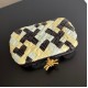 Bottega Veneta Knot Minaudiere Clutch In Multicolour Intrecciato Lambskin