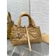 Dior Toujours Small Bag in Tan Macrocannage Calfskin