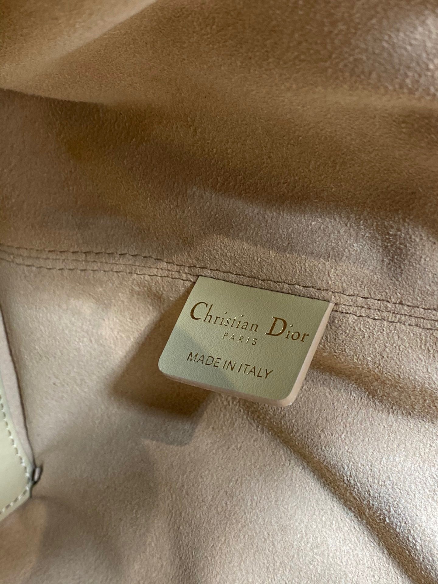 Dior Toujours Medium Bag in Tan Macrocannage Calfskin