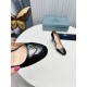 Prada Pumps 85mm In Black Patent Leather