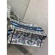 Dior Medium Book Tote Bag In Multicolor Flowers Constellation Embroidery