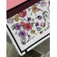 Dior Large Book Tote Bag In White Multicolor Florilegio Embroidery