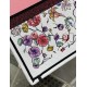 Dior Large Book Tote Bag In White Multicolor Florilegio Embroidery