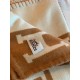 Hermes Avalon Throw Blanket in Camel Wool and Cashmere