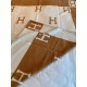 Hermes Avalon Throw Blanket in Camel Wool and Cashmere