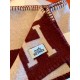 Hermes Avalon Throw Blanket in Fuchsia Wool and Cashmere