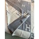 Hermes Avalon Throw Blanket in Grey Wool and Cashmere