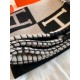 Hermes Avalon III Throw Blanket in Black Wool and Cashmere