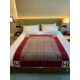 Hermes Avalon III Throw Blanket in Red Wool and Cashmere