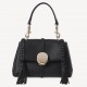 Chloe Penelope Mini Shoulder Bag in Black Grained Calfskin