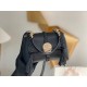 Chloe Penelope Mini Shoulder Bag in Black Grained Calfskin