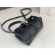 Chloe Penelope Mini Shoulder Bag in Black Grained Calfskin