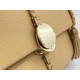 Chloe Penelope Medium Shoulder Bag in Beige Grained Calfskin