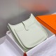 Hermes Evelyne III 29 Bag in Vert Fizz Clemence Leather