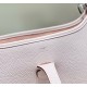 Hermes Evelyne III 29 Bag in Mauve Pale Clemence Leather