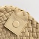 Bottega Veneta Clicker Small Bag in Porridge Intrecciato Lambskin