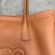 Celine Cabas Drawstring Cuir Triomphe Bag in Brown Calfskin