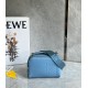 Loewe Mini Camera Crossbody Bag in Blue Calfskin