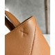 Loewe Mini Puzzle Fold Tote Bag in Tan Calfskin