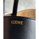 Loewe Mini Puzzle Fold Tote Bag in Black Calfskin