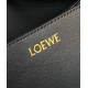 Loewe Medium Puzzle Fold Tote Bag in Black Calfskin