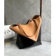 Loewe Large Puzzle Fold Tote Bag in Tan and Black Calfskin