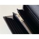 Saint Laurent Cassandre Large Flap Wallet in Noir Matelasse Leather