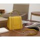 Bvlgari Serpenti Forever Small Bag in Yellow Calfskin