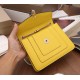 Bvlgari Serpenti Forever Small Crossbody Bag in Yellow Leather