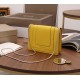 Bvlgari Serpenti Forever Small Crossbody Bag in Yellow Leather