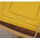 Bvlgari Serpenti Forever Small Crossbody Bag in Yellow Leather