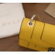 Bvlgari Serpenti Forever Small Crossbody Bag in Yellow Leather