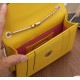 Bvlgari Serpenti Forever Small Crossbody Bag in Yellow Leather