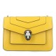 Bvlgari Serpenti Forever Medium Shoulder Bag in Yellow Calfskin