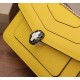 Bvlgari Serpenti Forever Medium Shoulder Bag in Yellow Calfskin