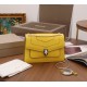 Bvlgari Serpenti Forever Medium Shoulder Bag in Yellow Calfskin