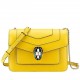 Bvlgari Serpenti Forever Small Crossbody Bag in Yellow Calfskin