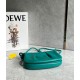 Loewe Paseo Satchel Bag in Green Nappa Leather